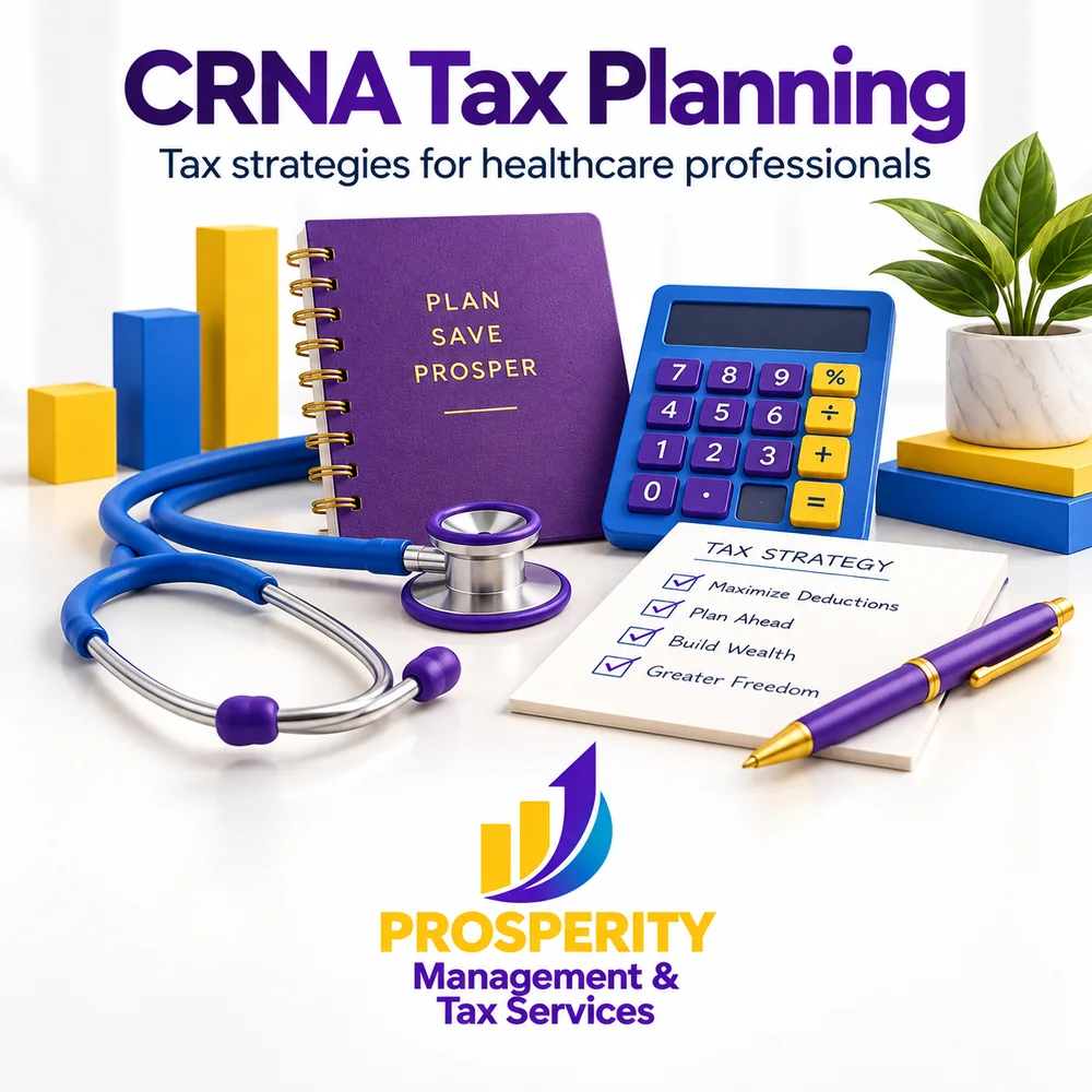 CRNA Tax Planning — tax strategies for certified registered nurse anesthetists