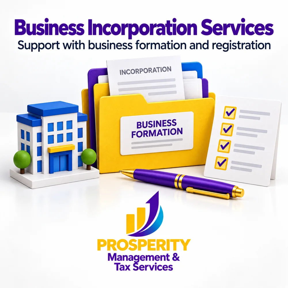 Business Incorporation Services — support with business formation and registration