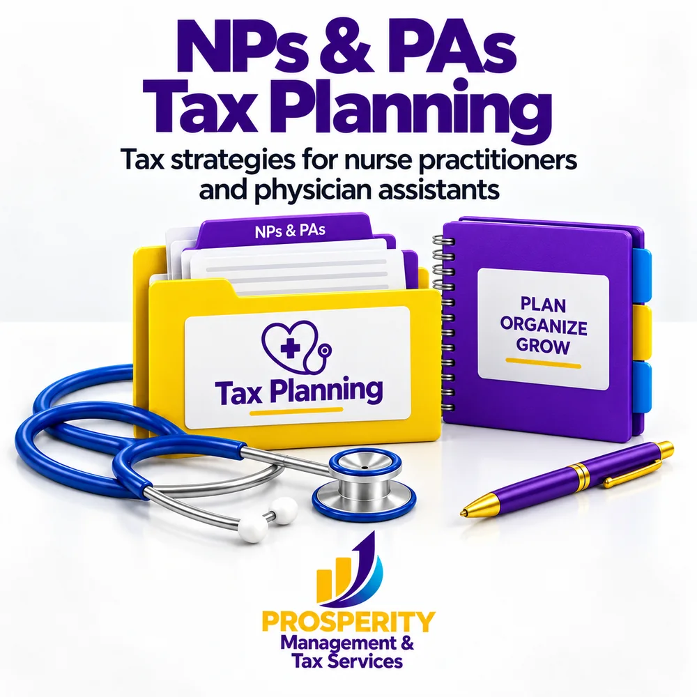 NPs and PAs Tax Planning — tax strategies for nurse practitioners and physician assistants